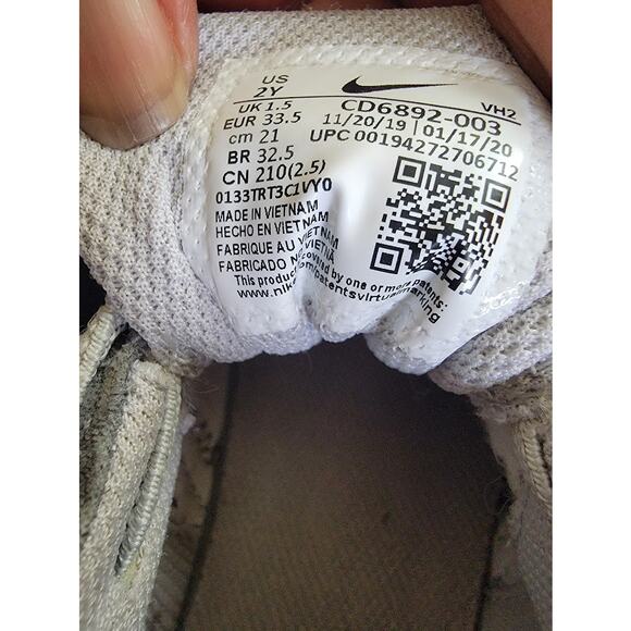 Nike Air Max Excee Kids 2Y Purple Gray Slip-On Sneakers CD6892-003 - Picture 8 of 8